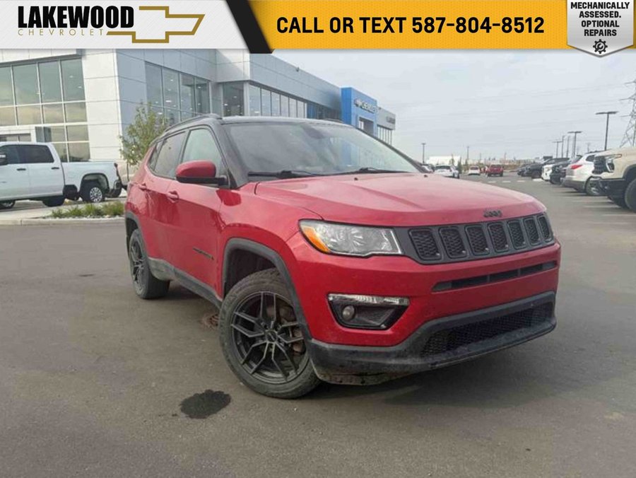 2021 Jeep Compass Altitude 4x4 2.4L | Leather Heated Seats Red