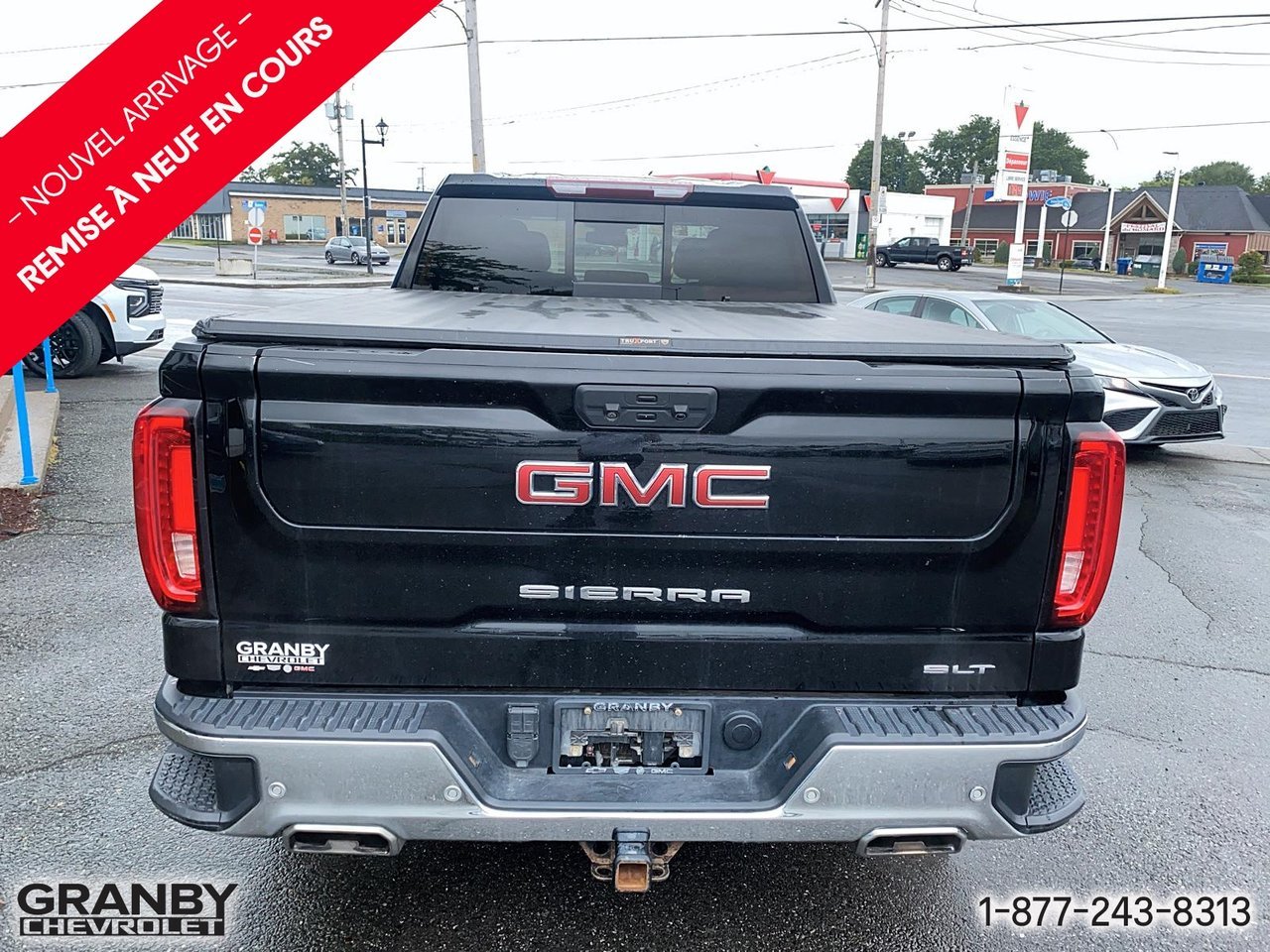 GMC Sierra 1500 SLT crewcab remorquage max boite 6.6 moteur 6.2 L | 26-1059A 2022 Noir Granby - photo #5