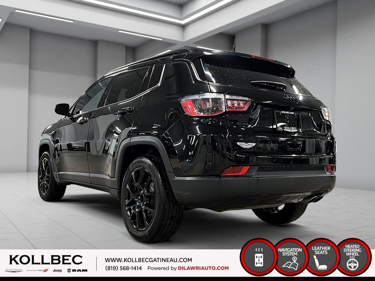 Jeep Compass 223280 | Altitude 4x4 2022 Couche nacrée cristal noir étincelant Gatineau - photo #17