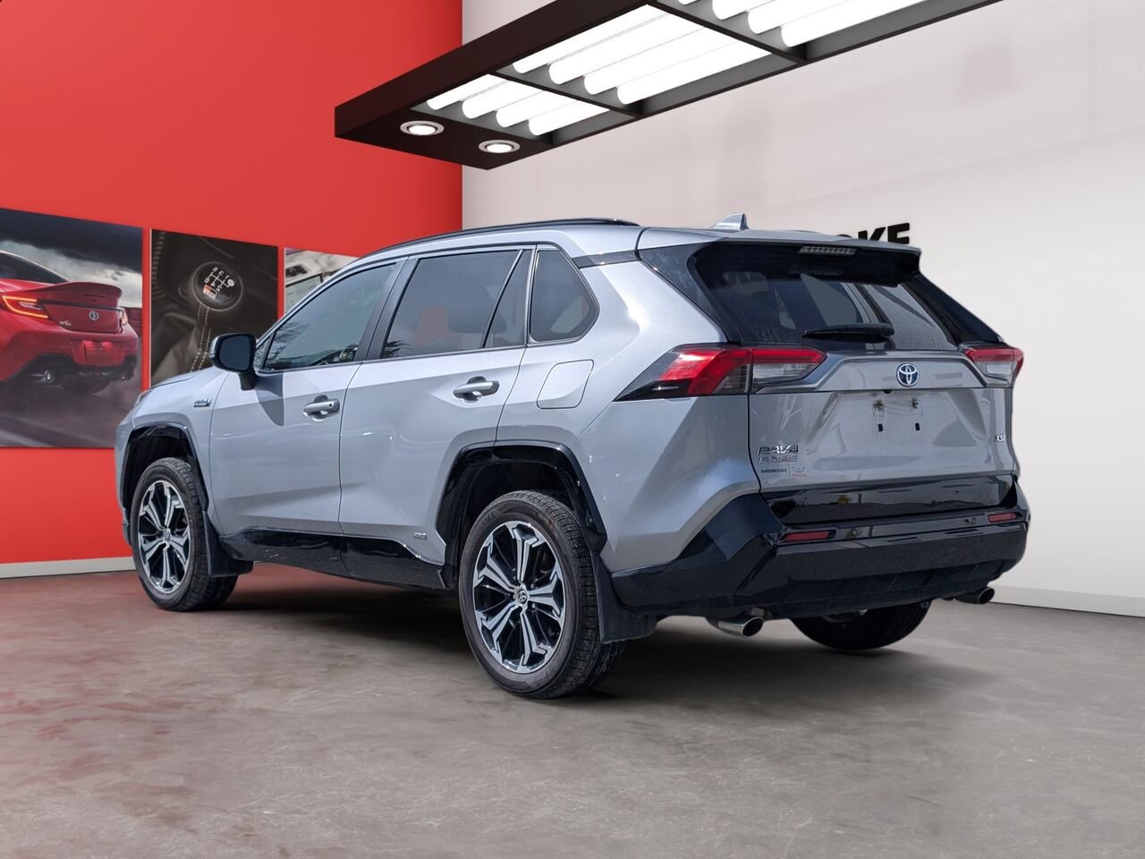 Toyota RAV4 Prime XSE PRIME GR. TECHNO/SIÈGES CHAUFFANTS/TOIT OUVRANT/VOLANT CHAUFFANT/AC BIZONE 2022 Argent Sherbrooke - photo #4
