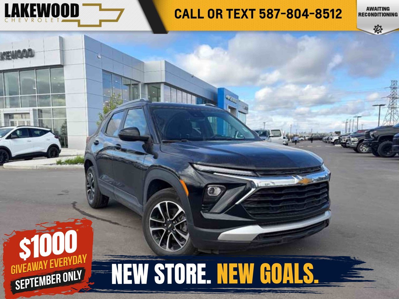 2024 Chevrolet Trailblazer AWD 4dr LT Black Sherwood Park - photo #0