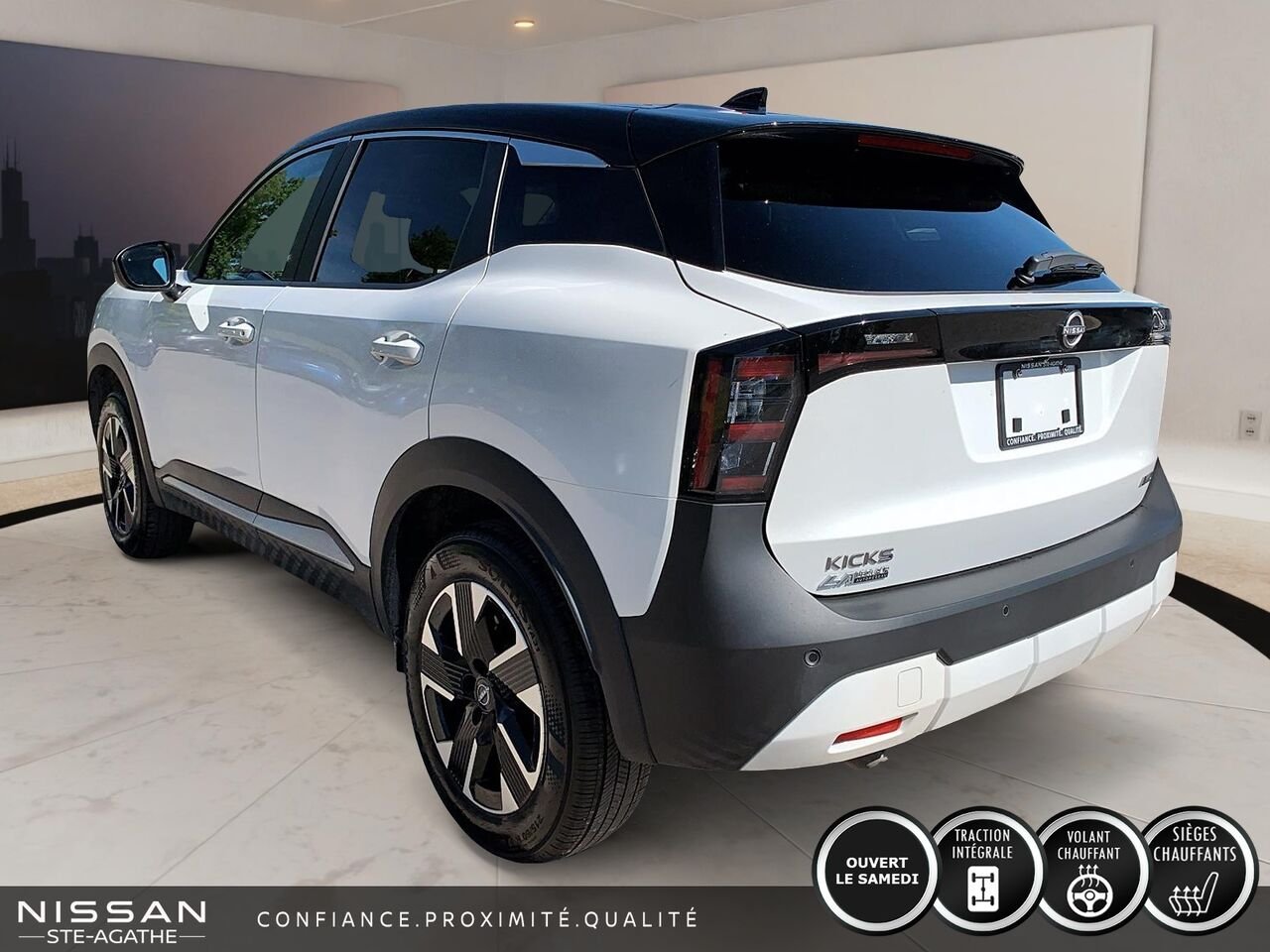 Nissan Kicks SV | AWD | BANCS CHAUFFANTS | MAGS | 2026 Blanc Saint-Jérôme - photo #4