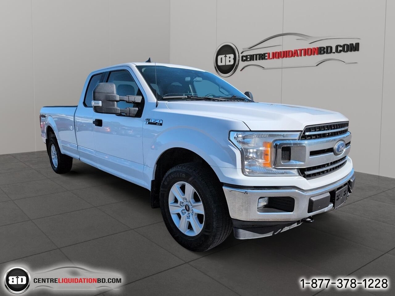 Ford F-150 XLT cabine double 4RM caisse de 8 pi | BD0422 2019 Blanc Granby - photo #2