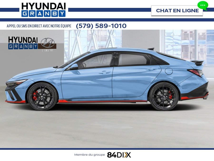 HYUNDAI Elantra N 2025 Bleu éblouissant