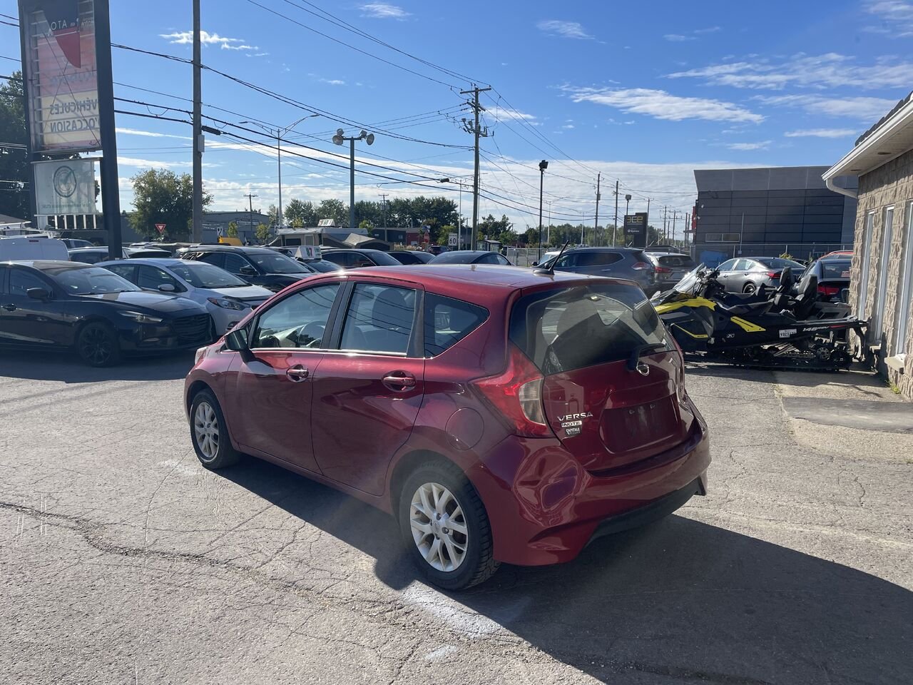 2018 Nissan Versa Note Red  - photo #6