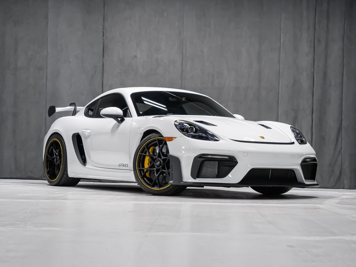 2025 Porsche 718 Cayman GT4 RS White Montreal - photo #3