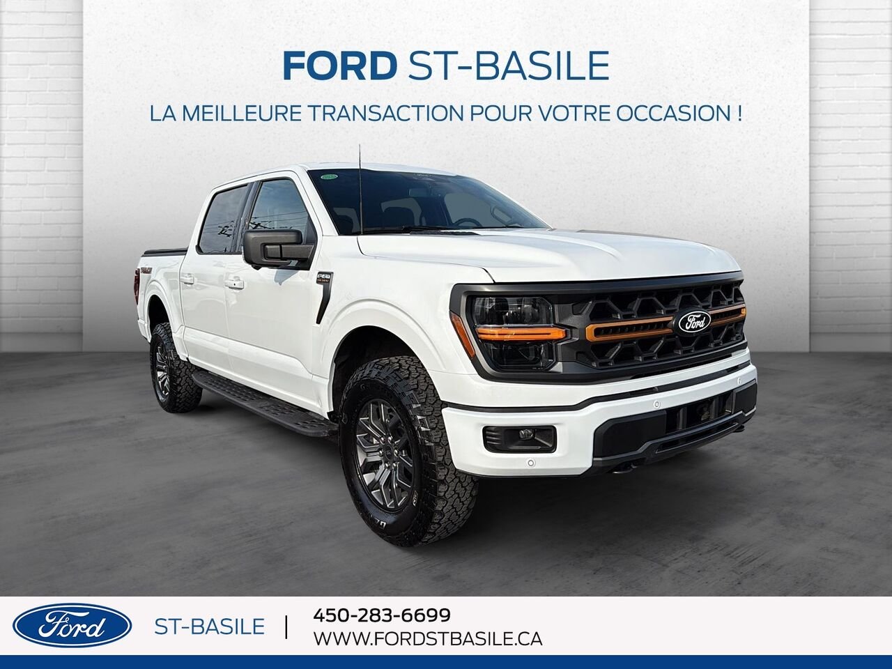 Ford F-150 2024 Blanc Saint-Basile-le-Grand - photo #10