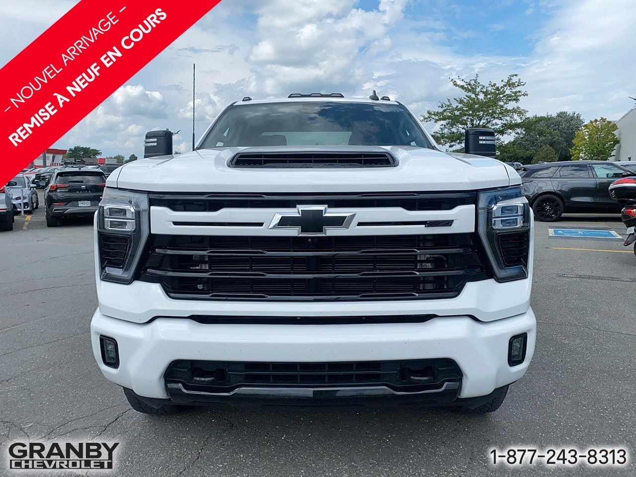 2024 Chevrolet Silverado 2500HD LT crewcab diesel BOITE 6.6 | G3883 White Granby - photo #1
