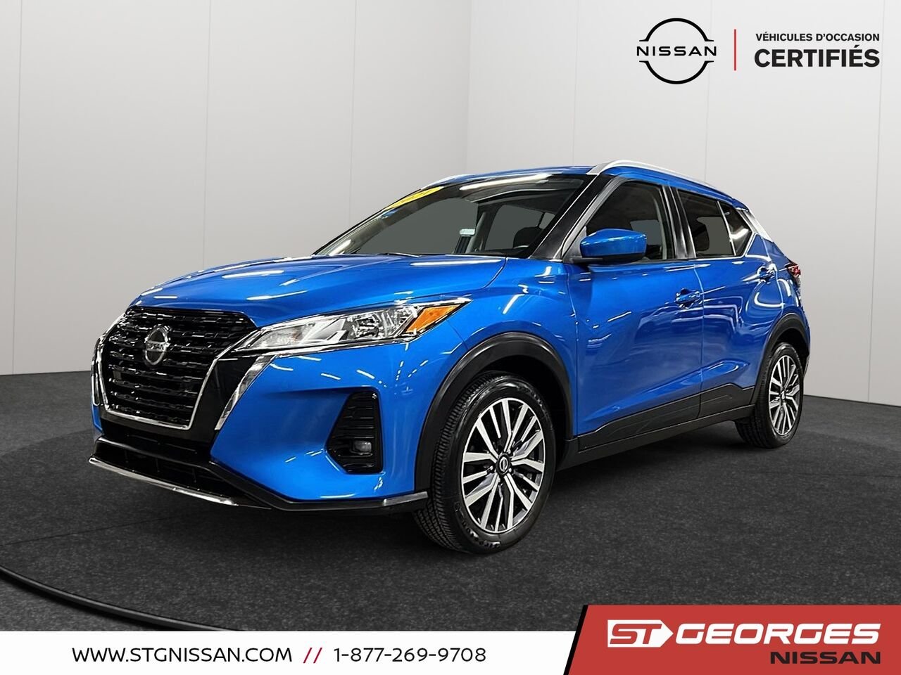 Nissan Kicks 2021 Bleu Saint-Georges - photo #0