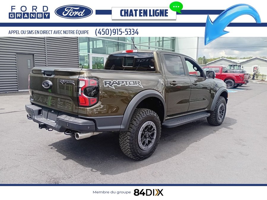 Ford RANGER Raptor Crew 4RM caisse de 5 pi 2024 Vert