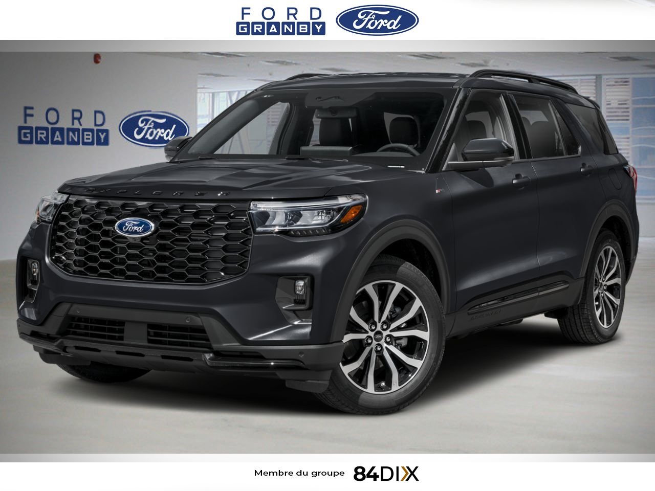 2027 Ford Explorer Agate Black Metallic Granby - photo #0