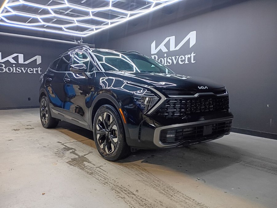 Kia Sportage X-Line Limited TI avec intérieur vert 2024 Noir