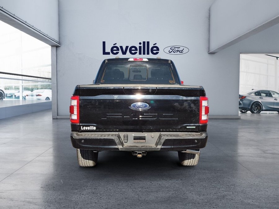 2023 Ford F-150 LARIAT 3.5L ** 502A ** SPORT ** TOIT PANO ** 20P ** HAYON ELECTRIQUE ** 6,5 pi Black