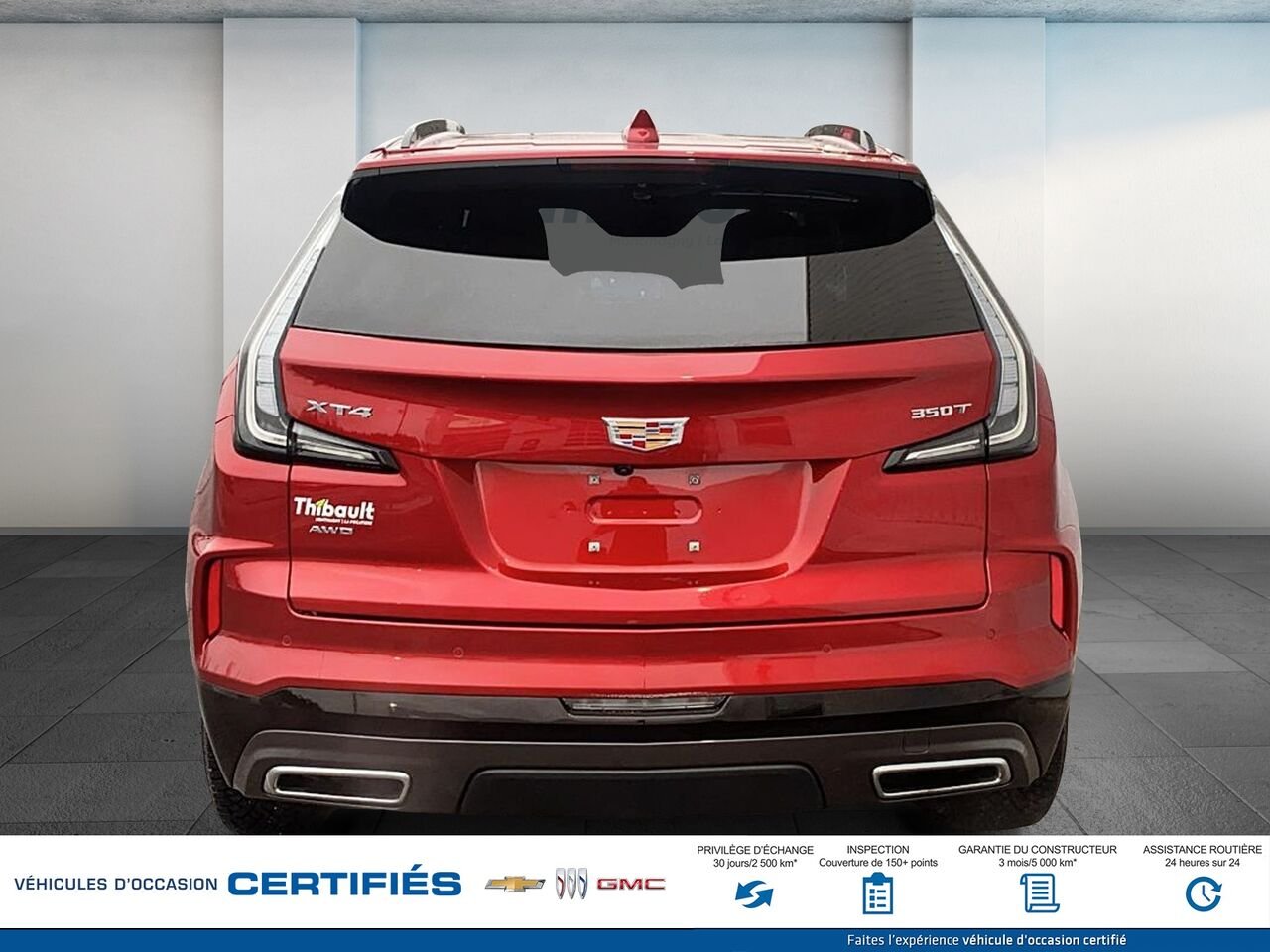 2024 CADILLAC XT4 SPORT Traction intégrale, 4 portes Sport Red Montmagny - photo #2
