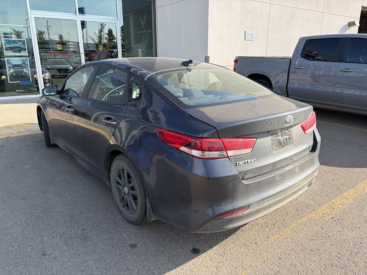2018 Kia Optima LX Auto Black Sherwood Park - photo #3