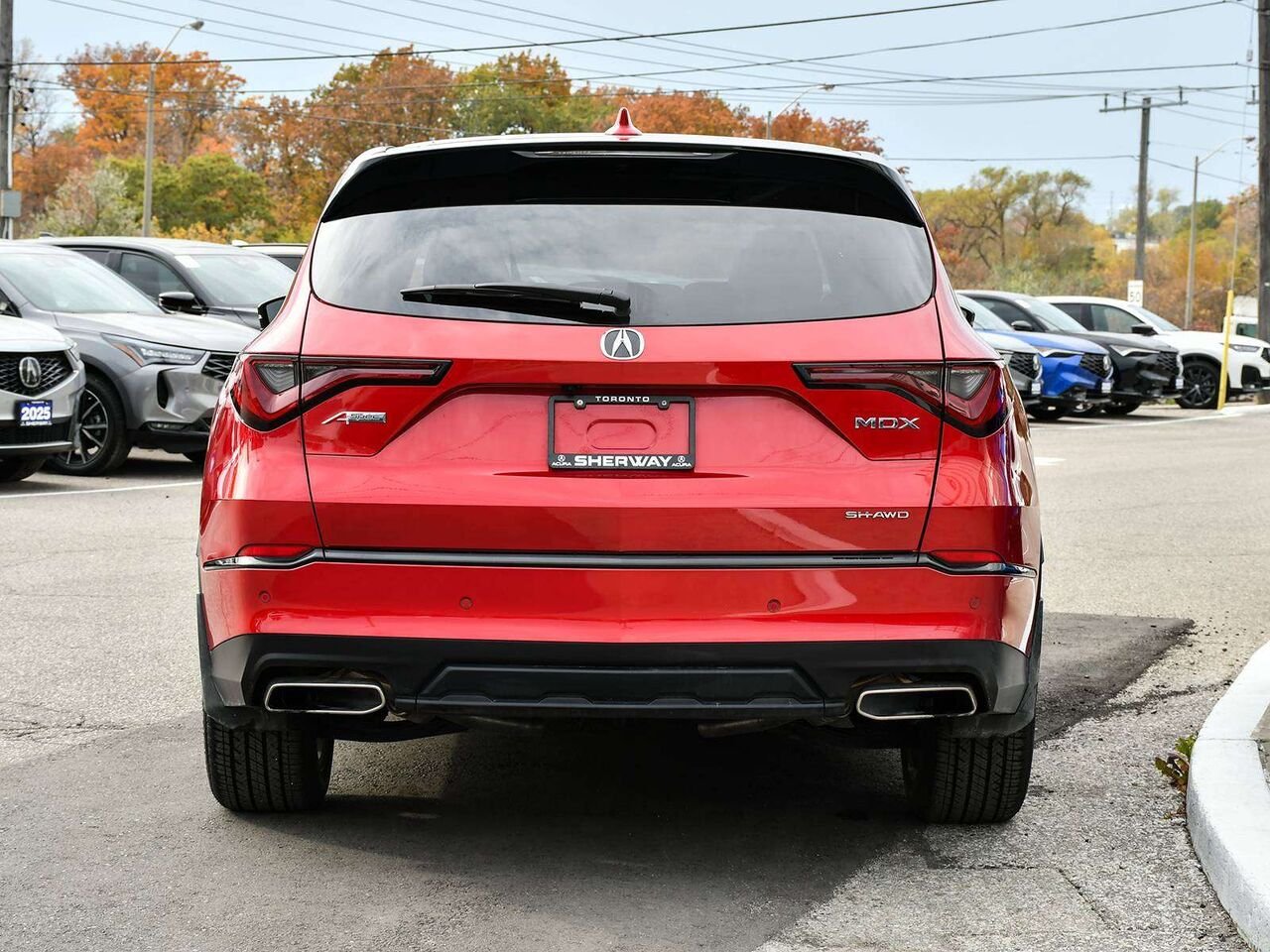 2023 Acura MDX A-Spec - ACURA CERTIFIED Red Etobicoke - photo #9