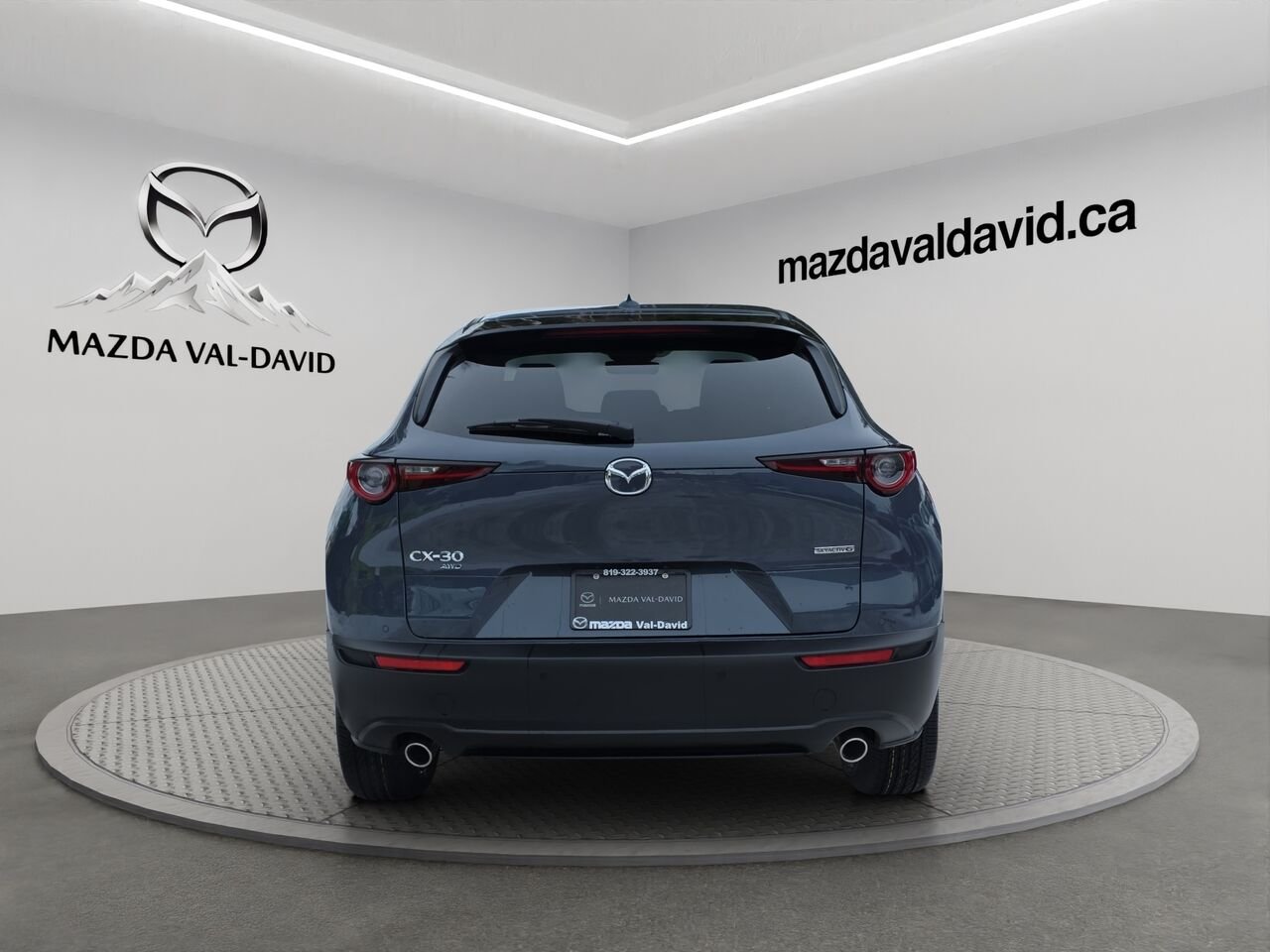 2026 Mazda CX-30 GT, awd, toit ouvrant, Écran 360 degré, Navigation, chargeur sans fil pour cellulaire Aero Grey Metallic Val-David - photo #15