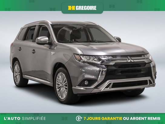 2019 Mitsubishi Outlander Plug-In Hybrid SE AWD AUTO AC CUIR GR ELECT MAGS CAM RECUL BLEUTO Silver