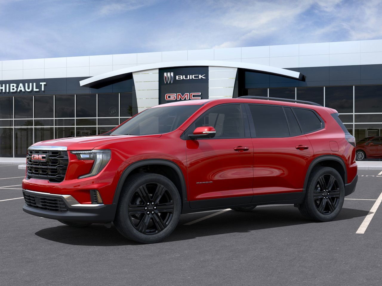 2025 GMC Acadia Elevation Volcanic Red Tintcoat Saint-Eustache - photo #1