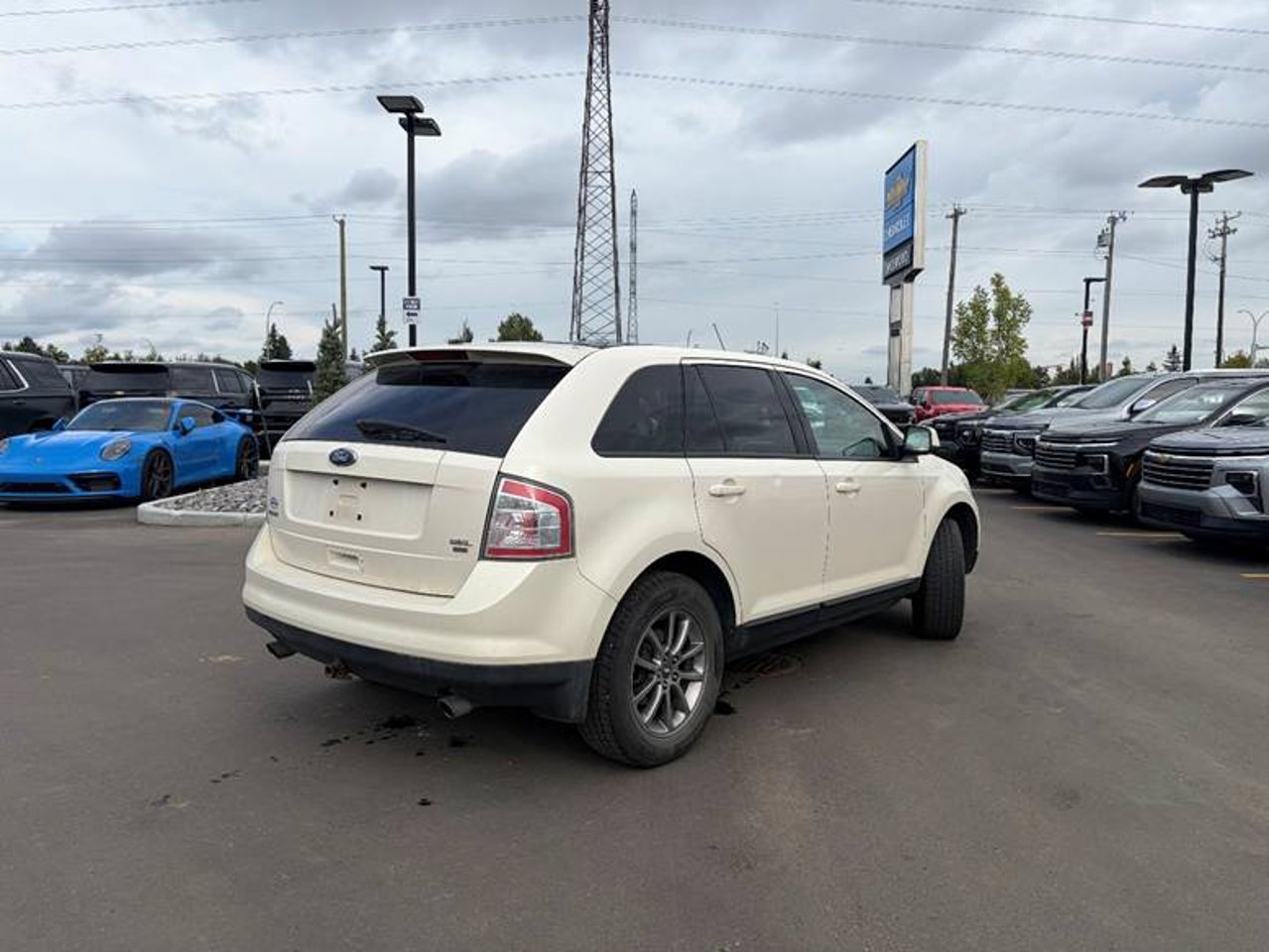 2008 Ford Edge 4dr SEL AWD Creme Brulee Metallic Sherwood Park - photo #4