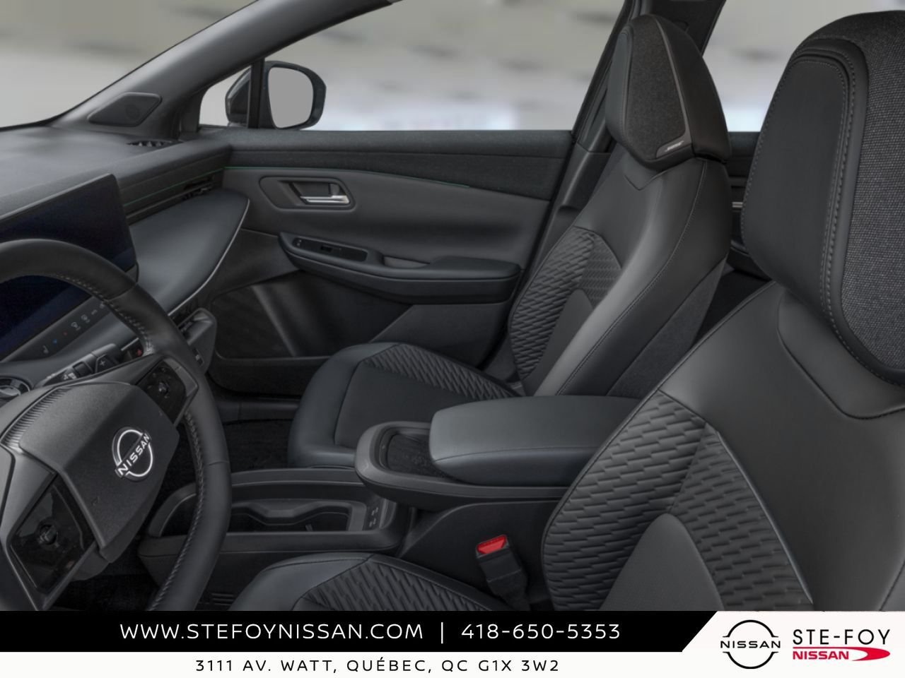 2026 NISSAN LEAF Everest White Pearl Tricoat/Black Ste-Foy - photo #7