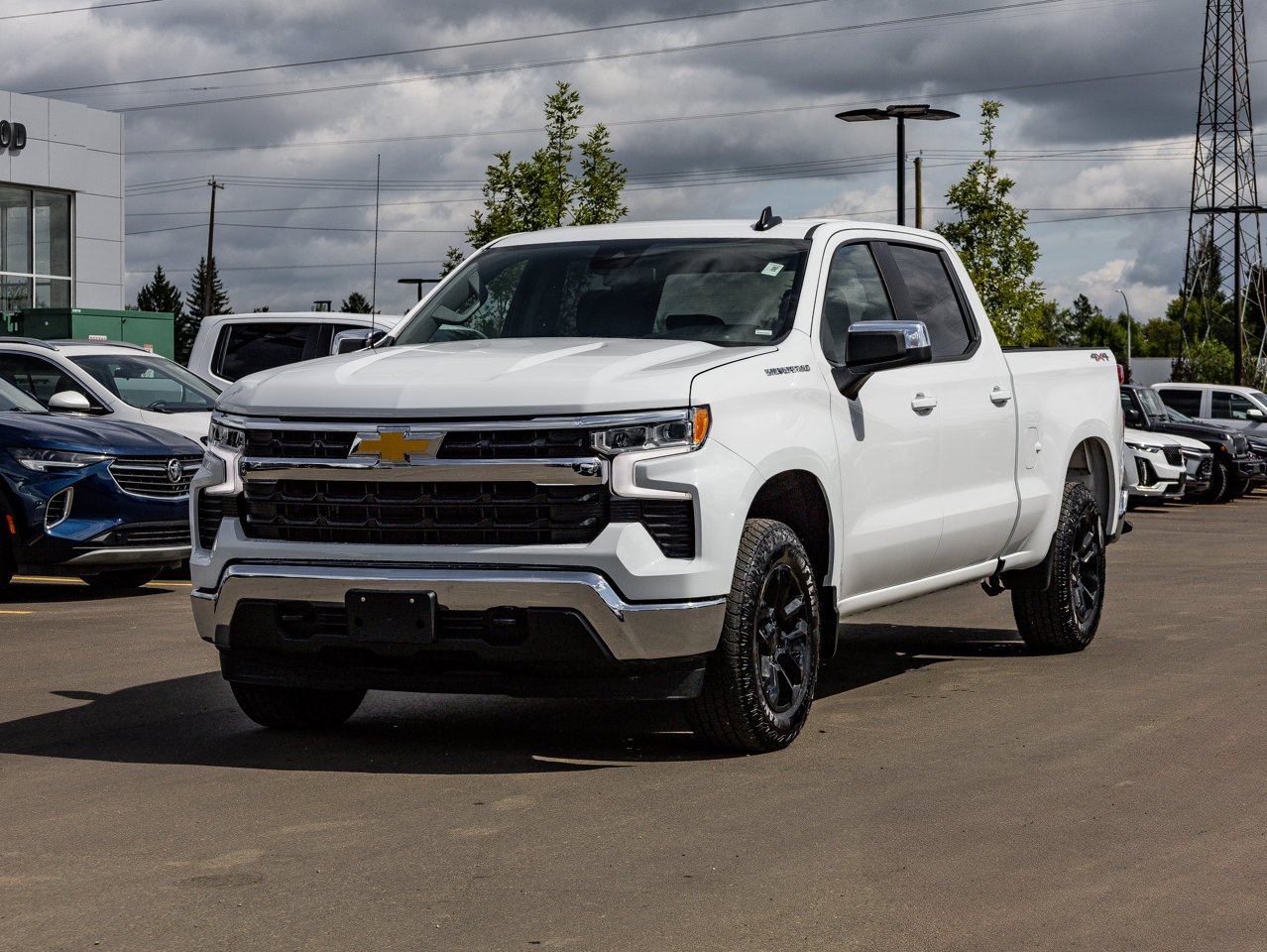 2026 Chevrolet Silverado 1500 4WD Crew Cab 147 LT White Sherwood Park - photo #3