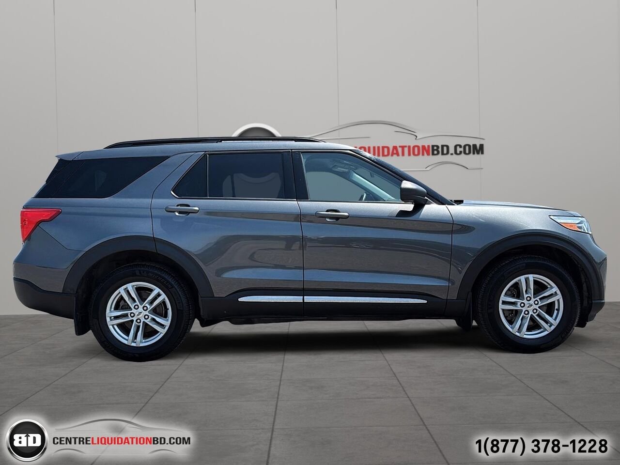 2020 Ford Explorer XLT AWD 7 PASSAGERS | BD0332 Grey Granby - photo #3