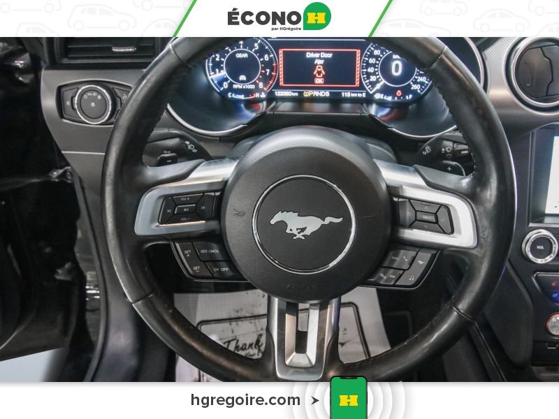 Ford Mustang 726363 | ECOBOOST PREMIUM AUTO A/C CUIR NAV MAGS CAM RECUL 2018 Noir Laval - photo #19