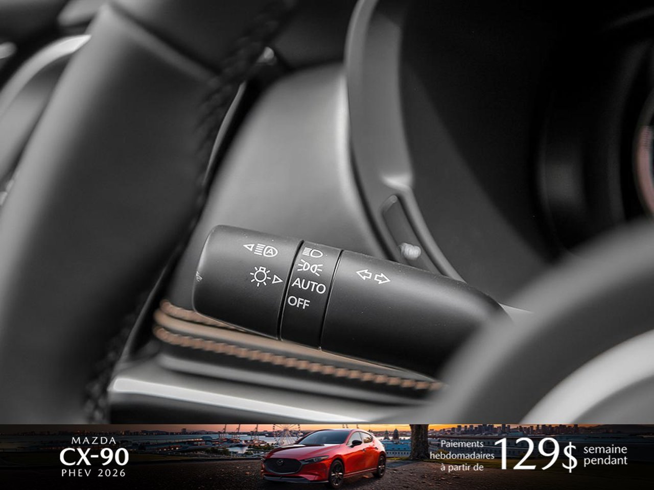 Mazda CX-90 hybride rechargeable JM3KKDHA5T1390848 2026 Gris mécanique métallisé Mirabel - photo #21