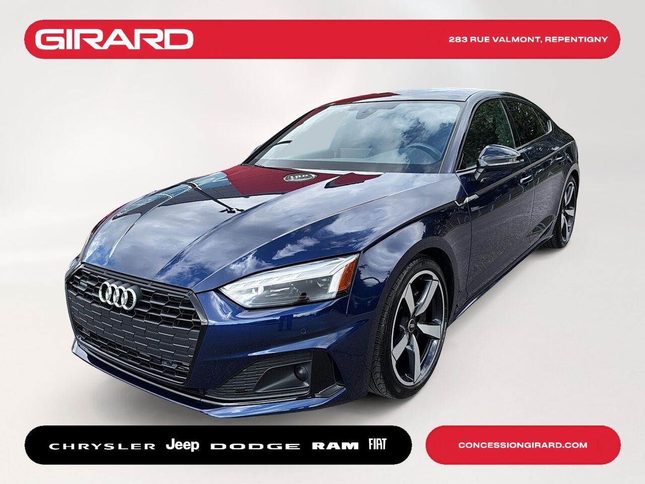 2024 AUDI A5 SPORTBACK Blue Repentigny - photo #0