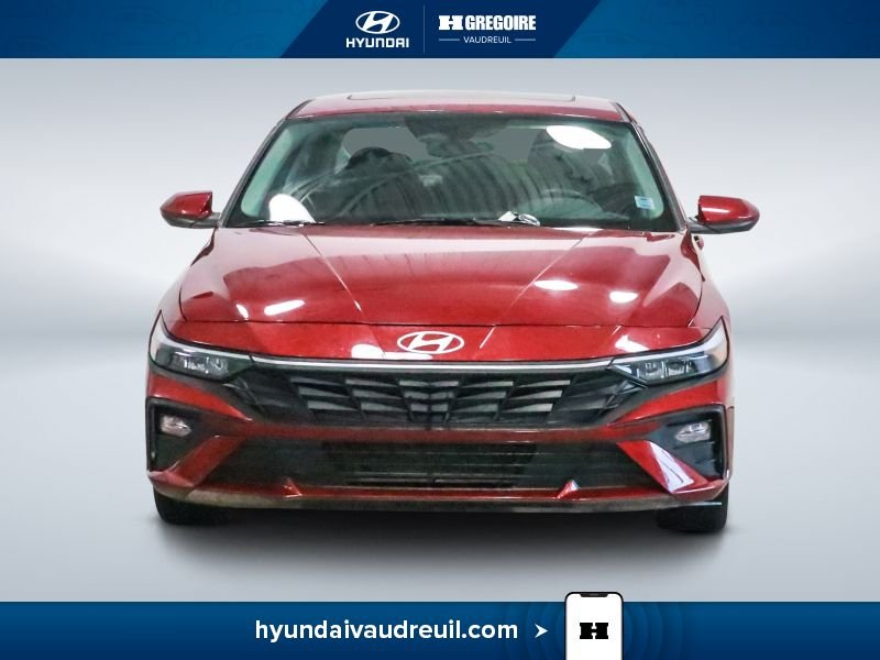 Hyundai Elantra YW218 | PREFERRED +TECH TOIT OUVRANT CERTIFIÉ 5.99% 2025 Rouge Laval - photo #2