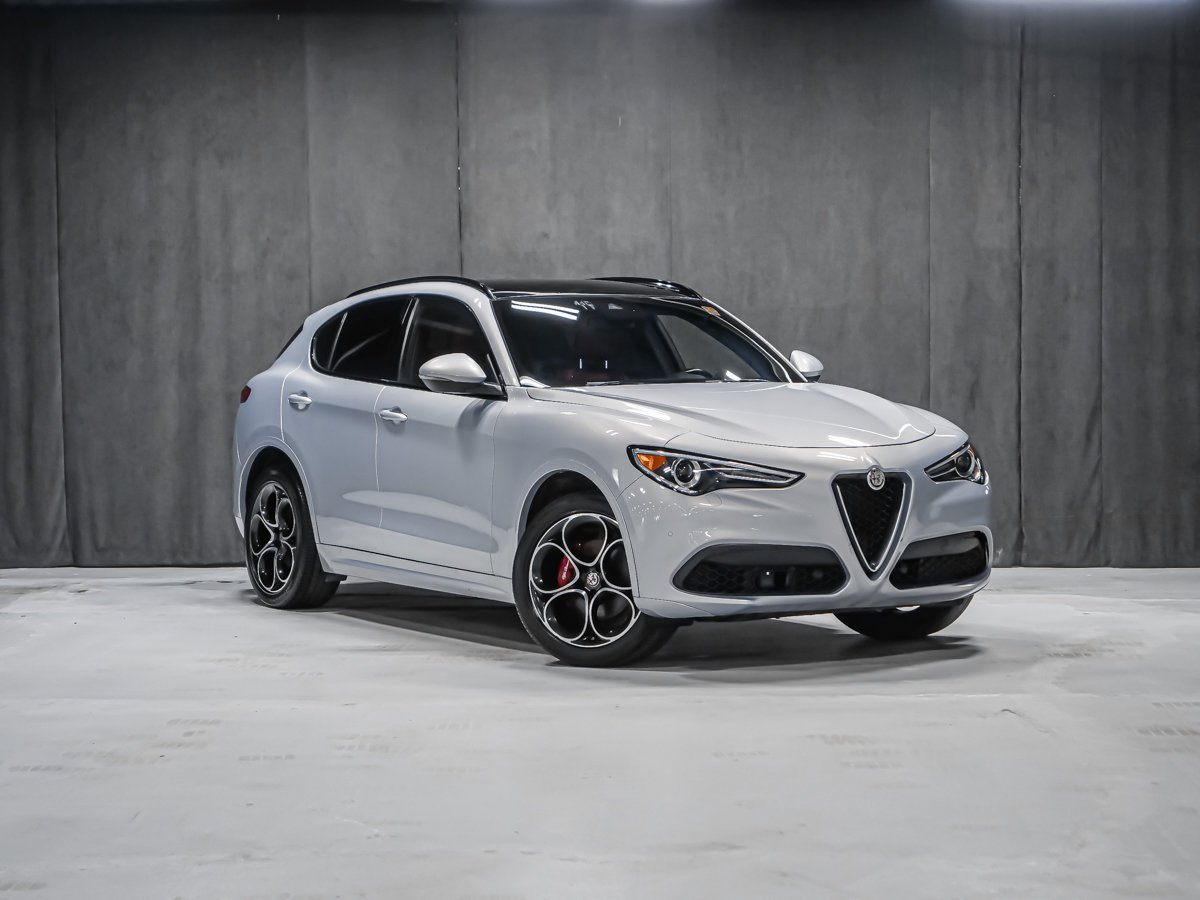 2020 Alfa Romeo Stelvio TI SPORT ASSIST CONDUITE HARMAN KARDON ROUES 20po White Montreal - photo #1