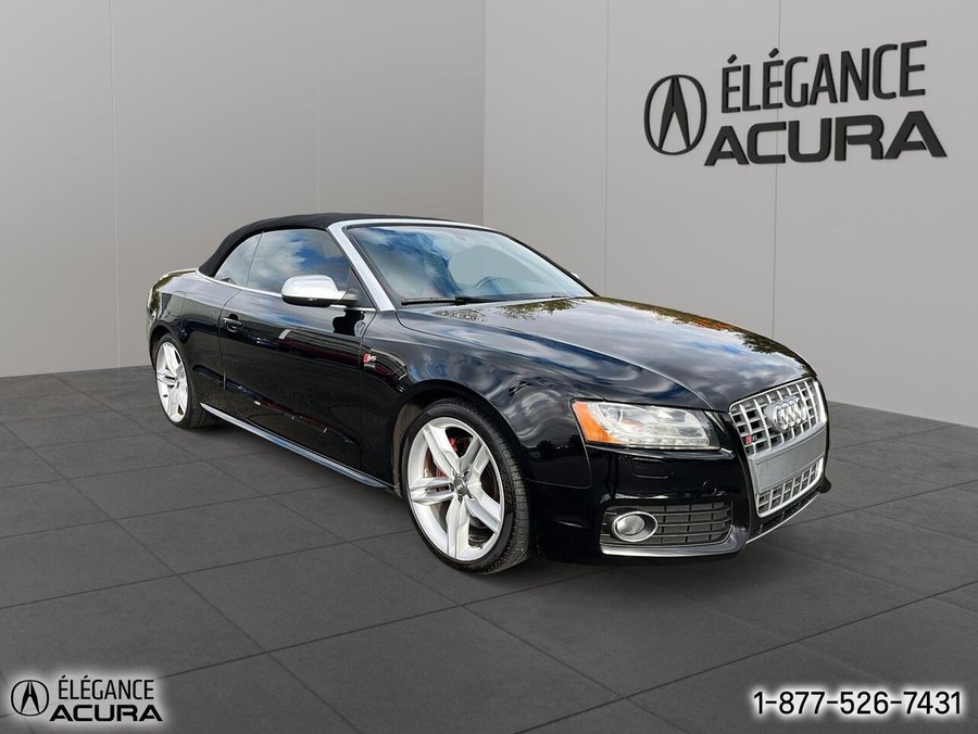Audi S5 Cabriolet automatique Premium 2 portes 2010 Noir