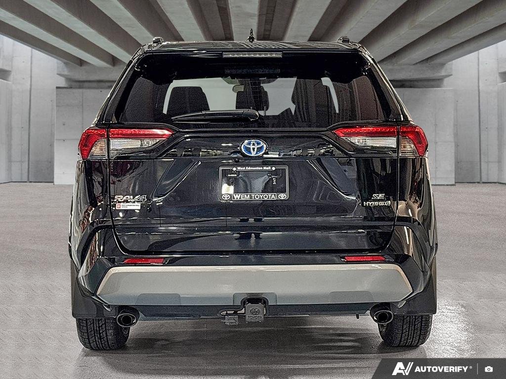 2022 Toyota RAV4 2602099A | Hybrid SE, well maintained, local trade Black Edmonton - photo #4