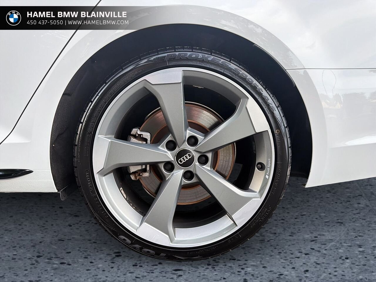 Audi berline A4 Progressiv 2.0 TFSI quattro S tronic 2018 Blanc Blainville - photo #6