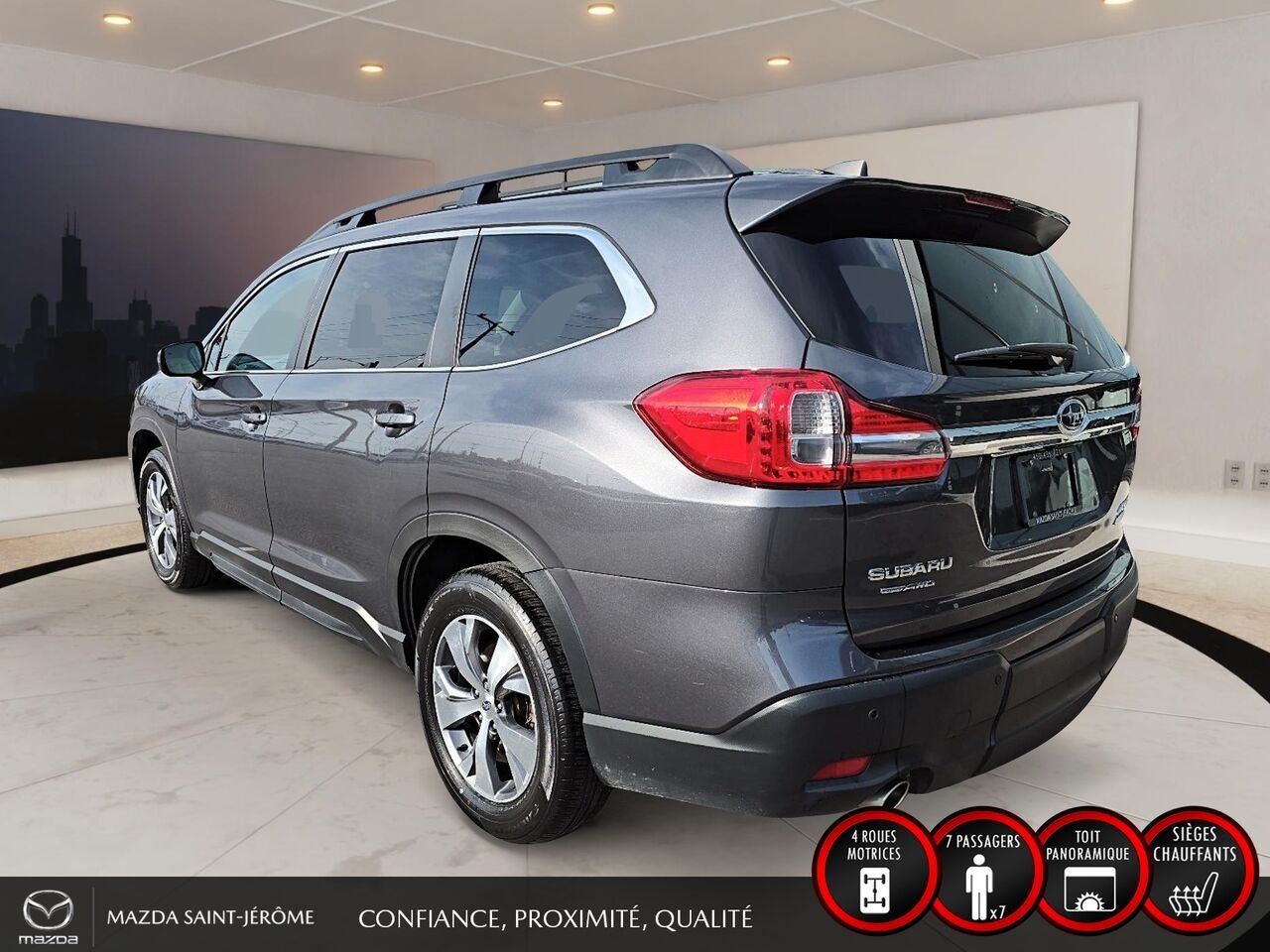 Subaru Ascent TOURING 8 PLACES | TOIT PANORAMIQUE | AWD | 2022 Gris Saint-Jérôme - photo #8