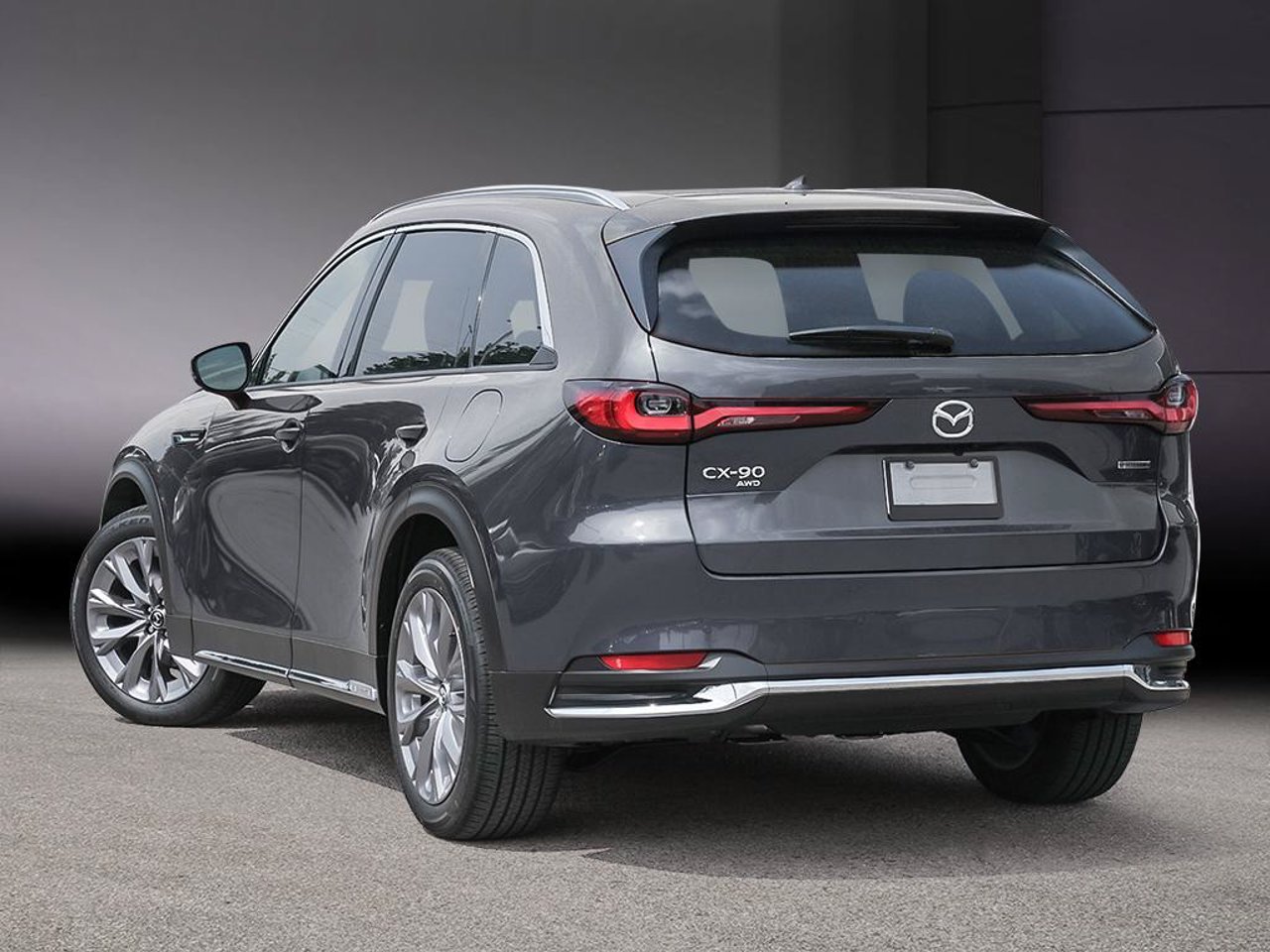 Mazda CX-90 hybride léger JM3KKDHD5T1371663 2026 Gris mécanique métallisé Mirabel - photo #3