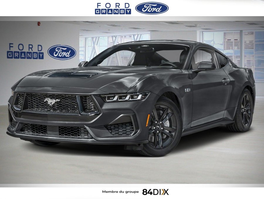2026 Ford Mustang GT haut niveau à toit fuyant Carbonized Grey Metallic