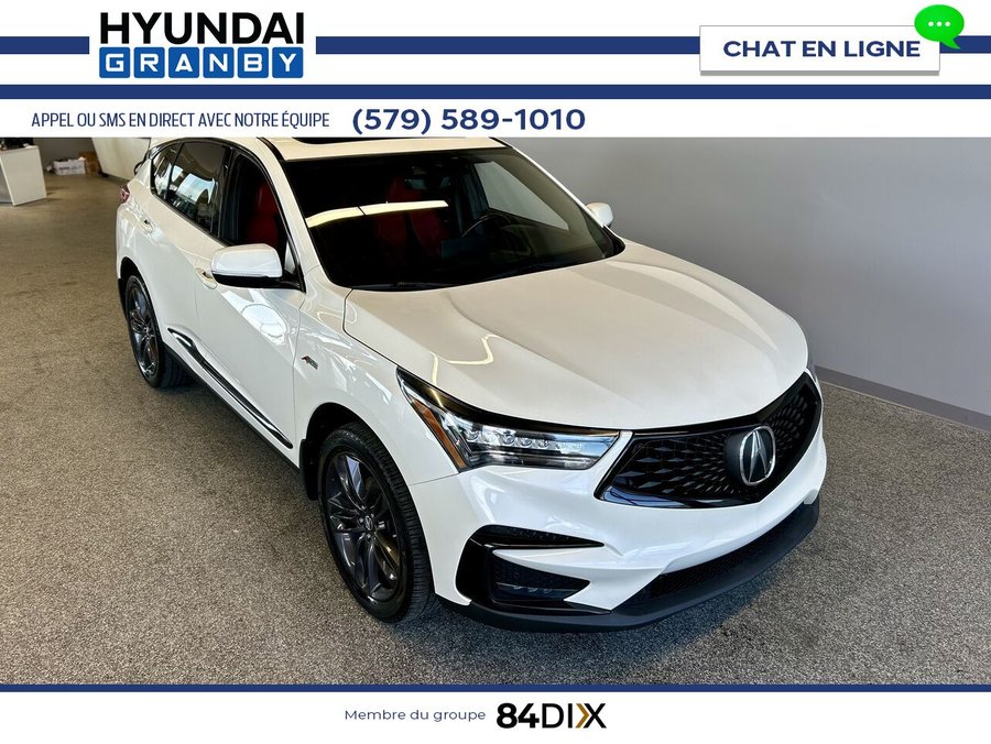 Acura RDX A-Spec AWD 2019 Blanc