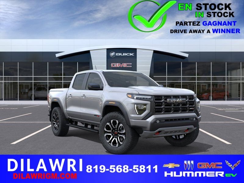 GMC Canyon AT4 cabine multiplace 4RM 2026 Argent métallisé Ottawa & Gatineau - photo #0