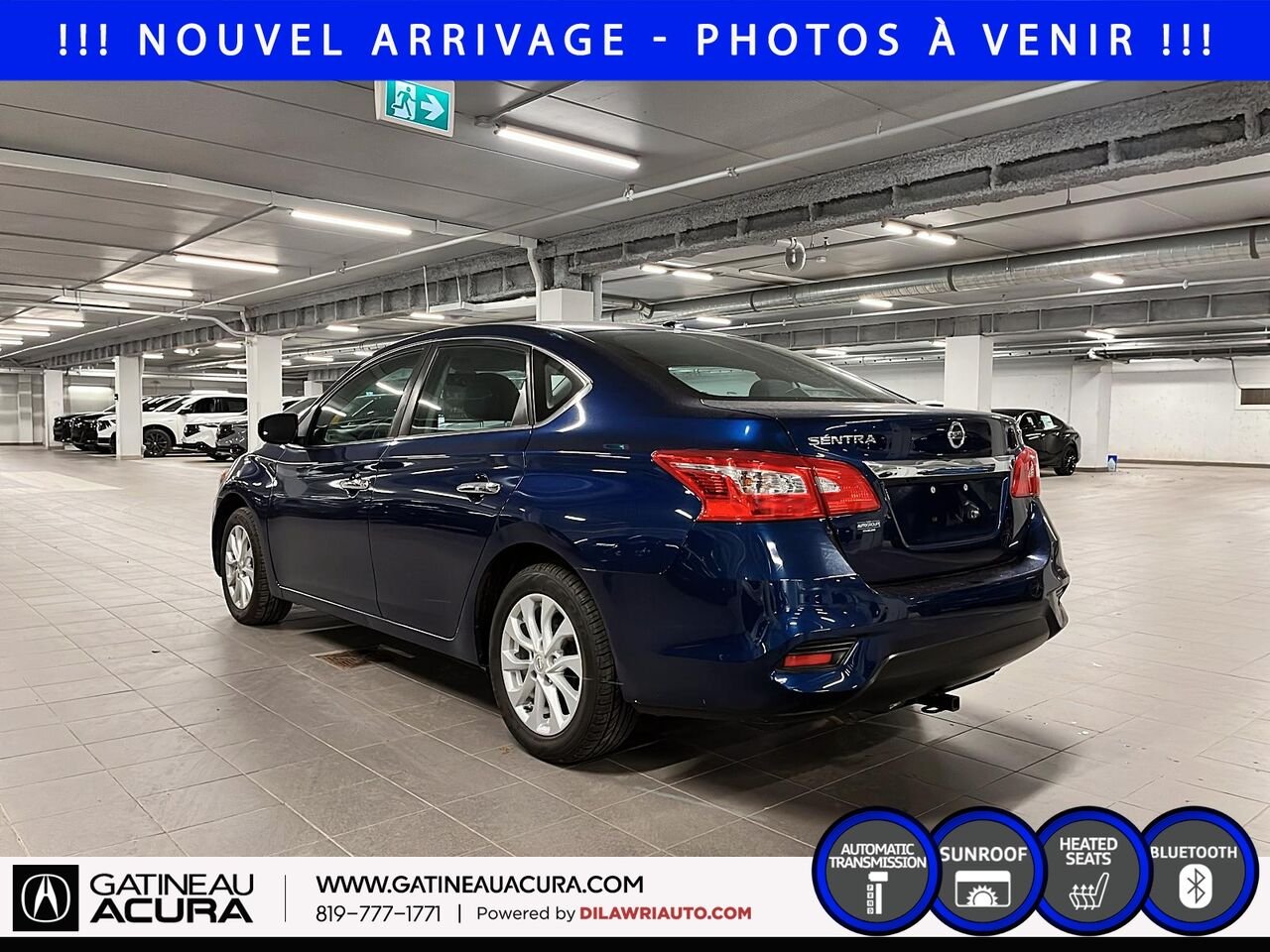 Nissan Sentra SV 2019 Bleu Gatineau - photo #7