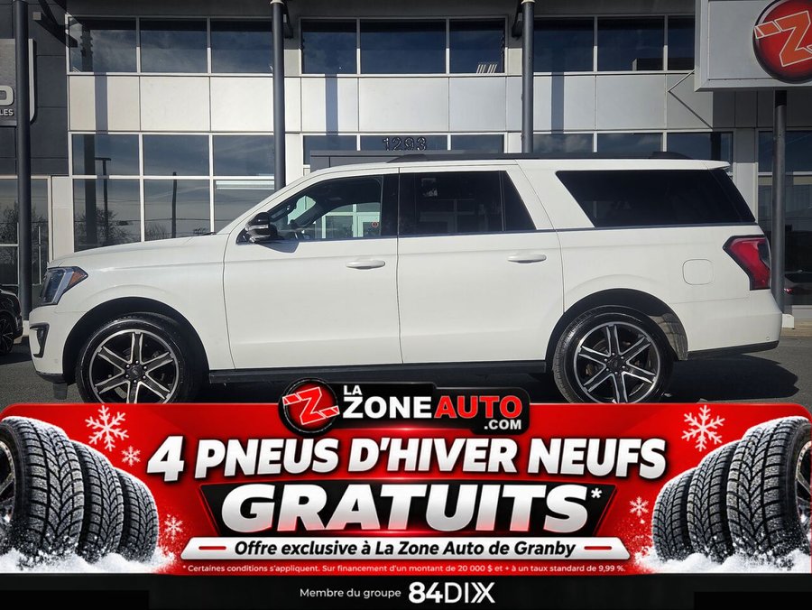 Ford Expedition Limited Max 7 Passagers + Sièges Ventilés + Système Audio B&O 2020 Blanc
