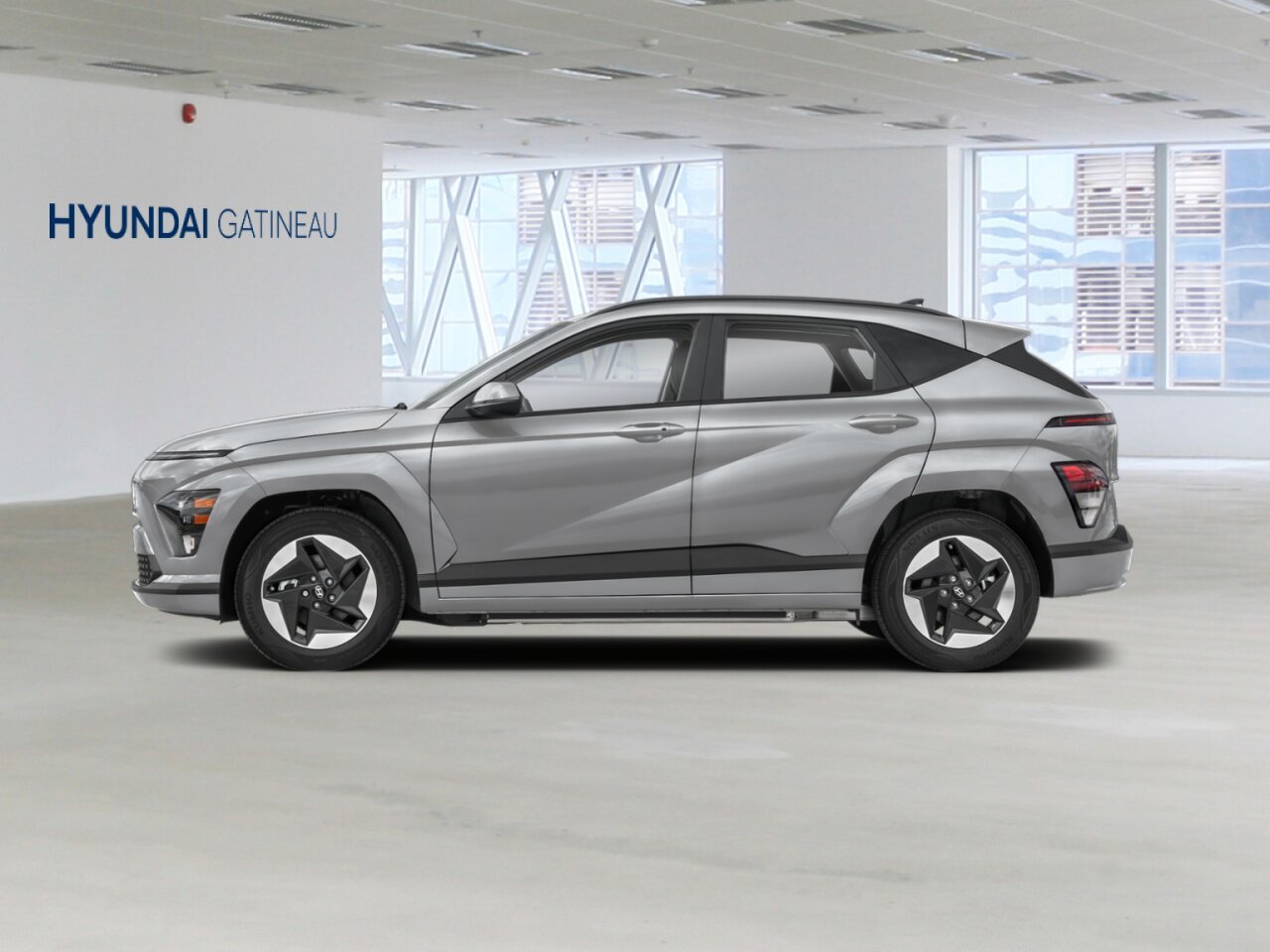 HYUNDAI Kona électrique 2024 Cyber Grey Gatineau - photo #2
