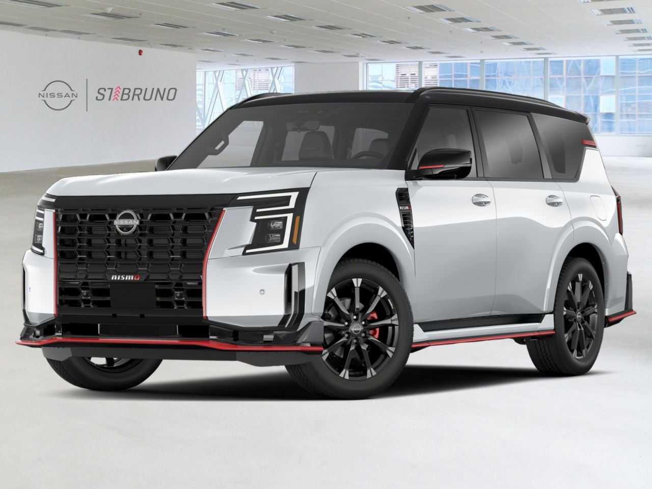 2026 Nissan Armada Super Black/Everest White Pearl Tricoat Saint-Basile-le-Grand - photo #0