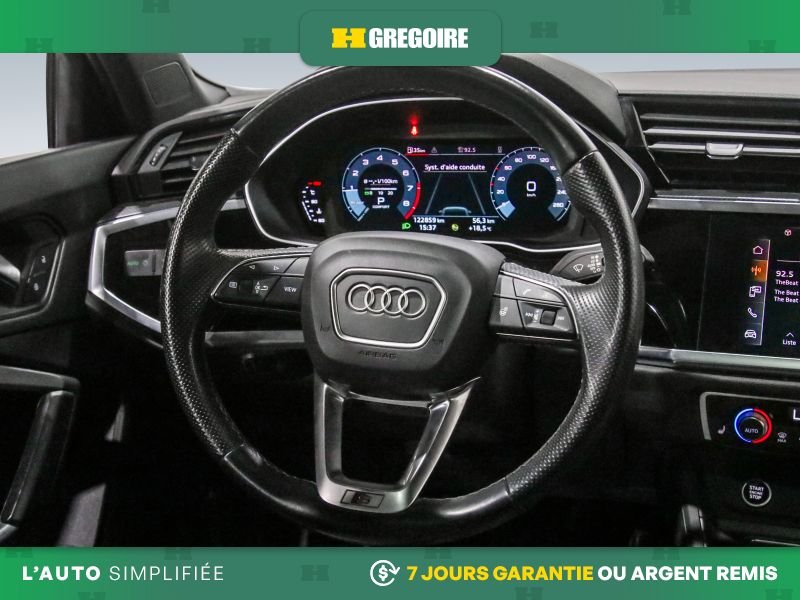 Audi Q3 821715 | Progressiv AWD AUTO AC CUIR TOIT MAGS CAM RECUL BL 2022 Bleu Laval - photo #18