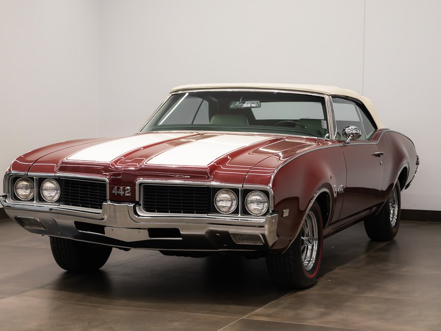 Oldsmobile 442 1969 1969 Rouge