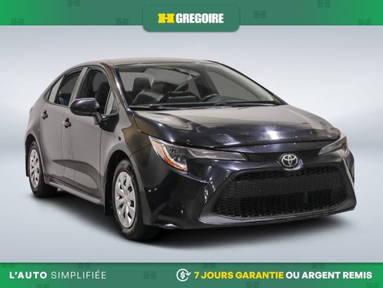 2020 Toyota Corolla L AUTO A/C GR ELECT CAM RECUL BLEUTOOTH Black