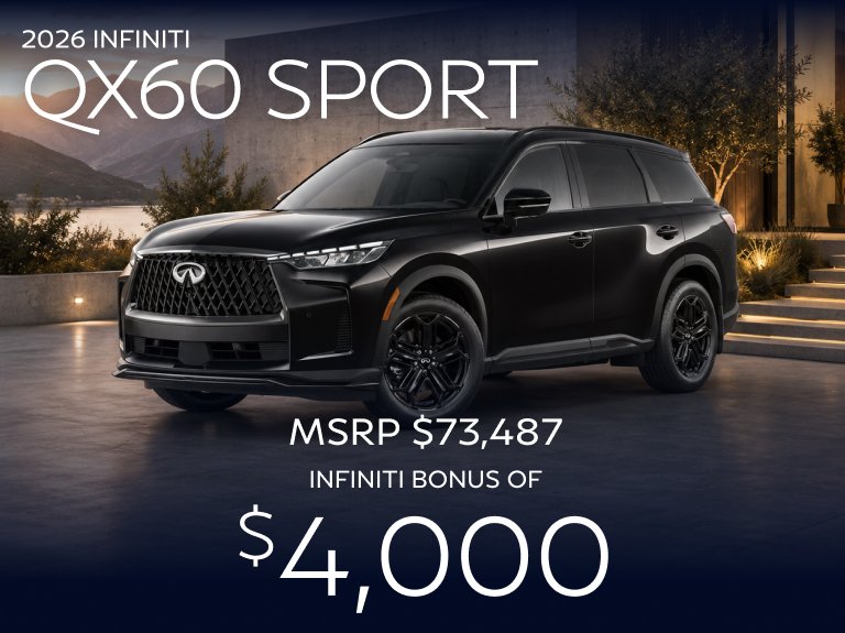 Promo INFINITI QX60 Sport 2026
