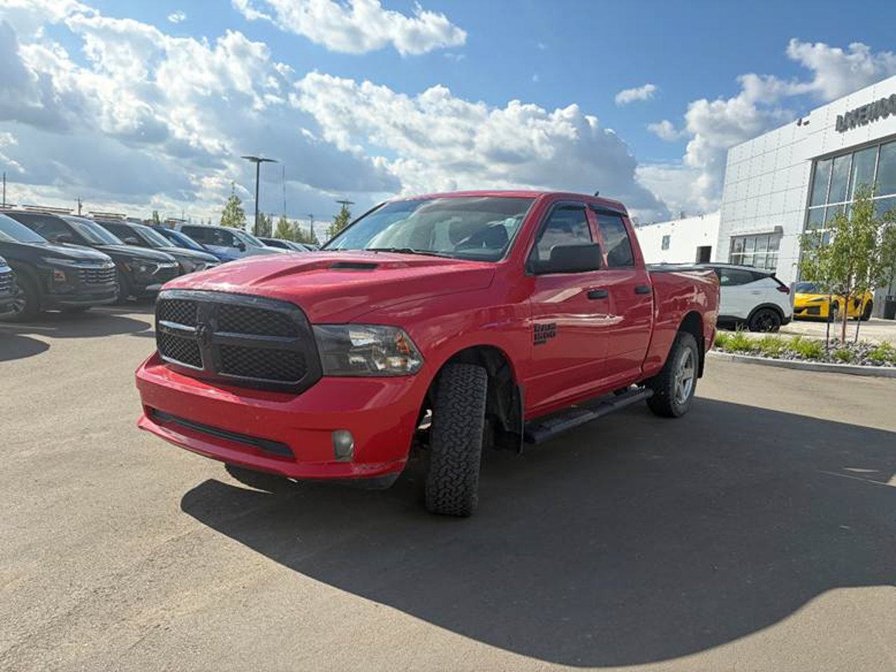 2021 Ram 1500 Classic Express 4x4 Quad Cab 6'4 Box Red Sherwood Park - photo #2