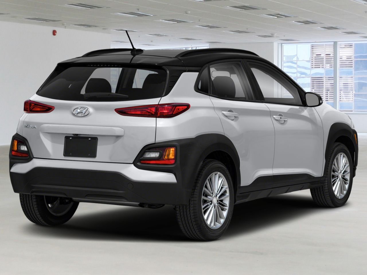 Hyundai Kona 2.0L Preferred TA avec toit bicolore 2019 Blanc Gatineau - photo #3